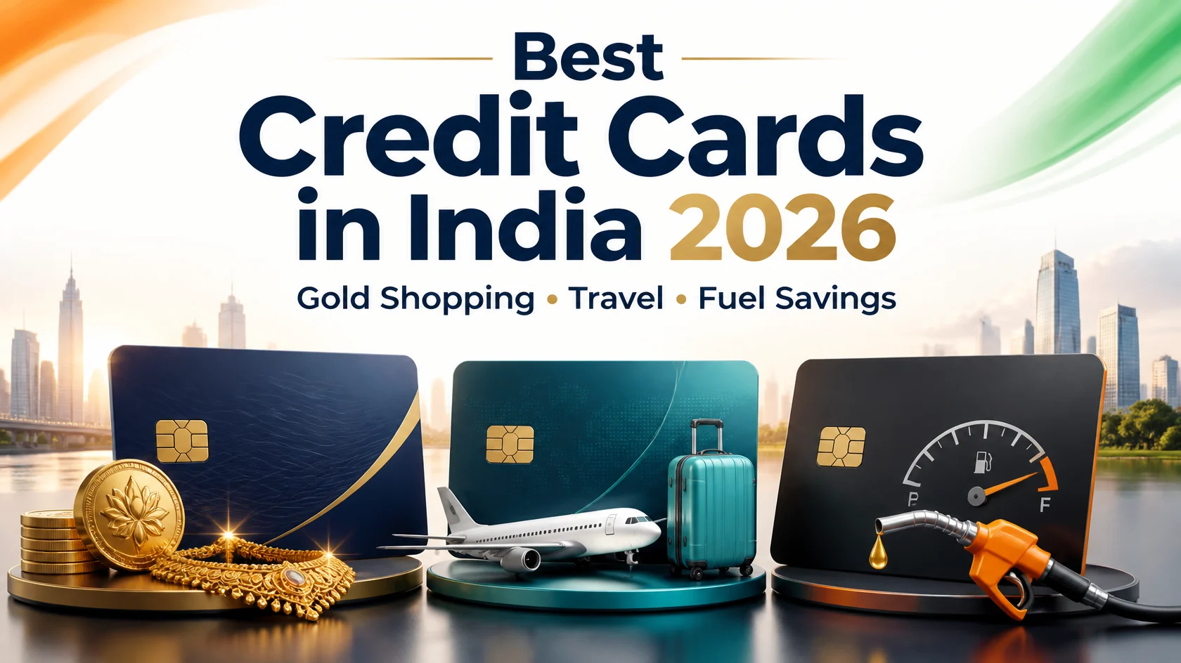 Best Credit Cards in India 2026: Gold Shopping, Travel और Fuel पर बचत करने वाले टॉप कार्ड्स !