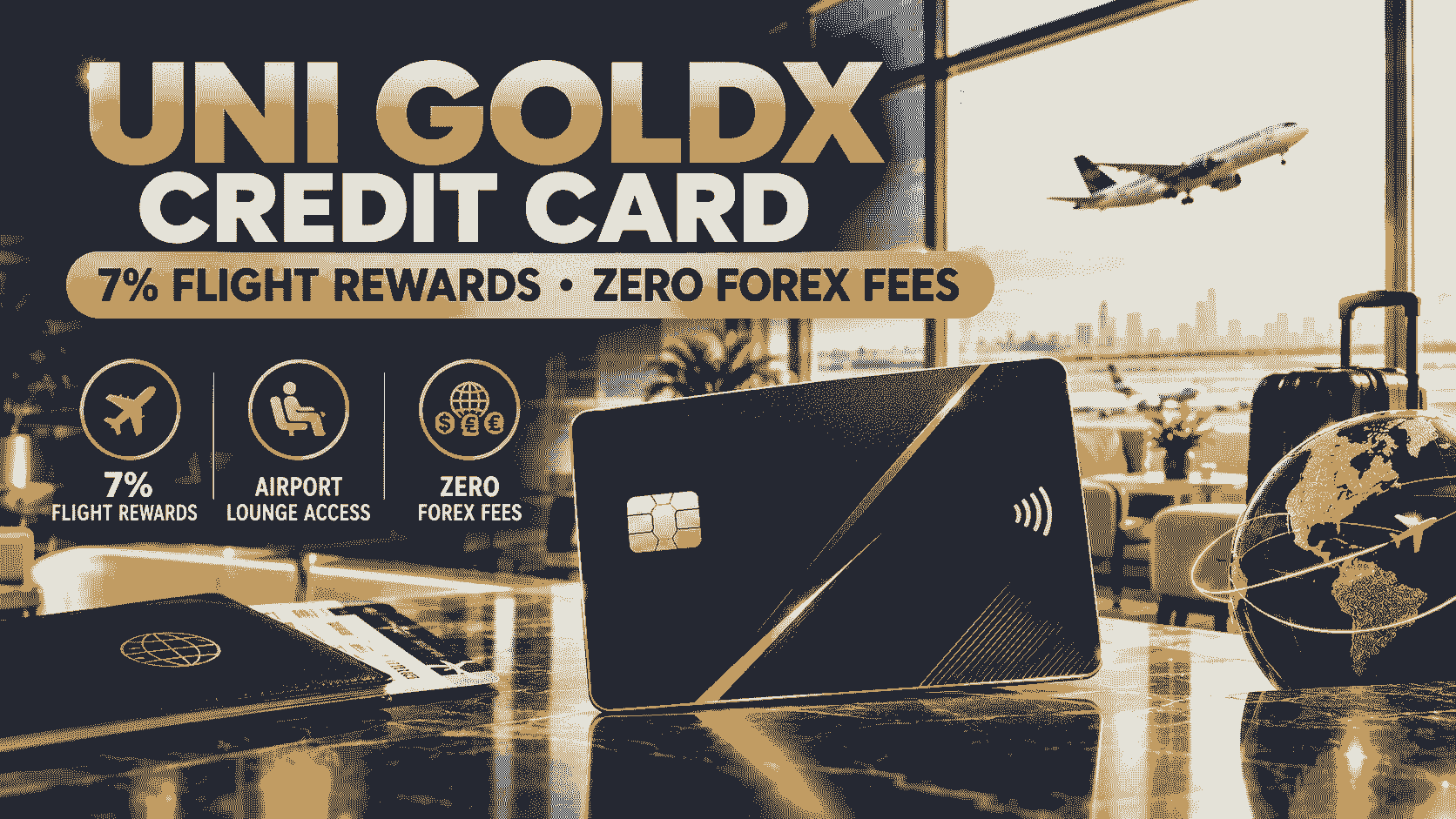 UNI GoldX Credit Card Review 2026 – Flight Rewards and Zero Forex Fees